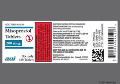 White Round N 444 - Misoprostol 200mcg Tablet