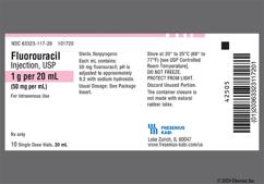 Fluorouracil Coupon - Fluorouracil 20ml of 50mg/ml vial