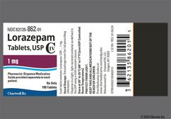 White Round Ce 229 - Lorazepam 1mg Tablet