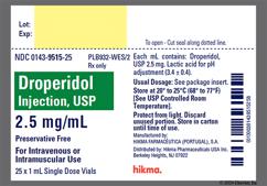 Droperidol Coupon - Droperidol 1ml of 2.5mg/ml vial