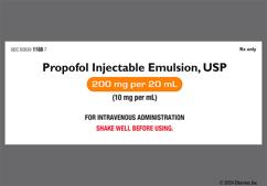 white - Propofol 200mg / 20mL Emulsion for Injection