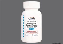 Pink And Black H 167 - Lansoprazole 30mg Delayed-Release Capsule