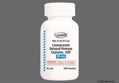 Pink And Black H 167 - Lansoprazole 30mg Delayed-Release Capsule
