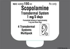 Tan Round Scopolamine 1 Mg / 3 Days - Scopolamine 1mg / 3 days Transdermal System