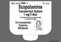 Tan Round Scopolamine 1 Mg / 3 Days - Scopolamine 1mg / 3 days Transdermal System
