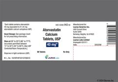 White Oval La39 - Atorvastatin Calcium 40mg Tablet