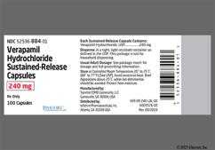 Blue And Yellow 60274 240Mg - Verapamil Hydrochloride 240mg Sustained-Release Capsule