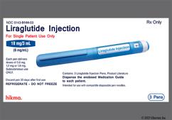 Liraglutide Coupon - Liraglutide 3 pens of 18mg/3ml carton