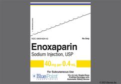 yellow - Enoxaparin Sodium 40mg / 0.4mL Solution for Injection