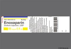 yellow - Enoxaparin Sodium 40mg / 0.4mL Solution for Injection