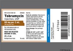 Tobramycin Coupon - Tobramycin 2ml of 40mg/ml vial