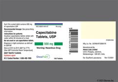 Peach Oval 3 And H - Capecitabine 500mg Tablet