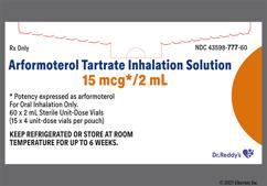 colorless - Arformoterol Tartrate 15mcg / 2ml Solution for Inhalation