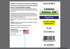 yellow and brown - Lactulose 10g / 15mL Solution
