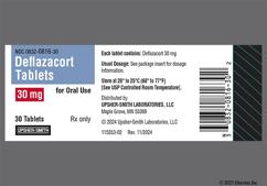 White Oval U30 - Deflazacort 30mg Tablet