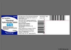 Blue Oval 16 And Mv - Vilazodone Hydrochloride 40mg Tablet
