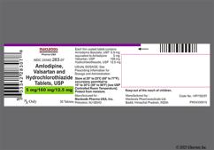 White Oval T23 - Amlodipine Besylate / Valsartan / Hydrochlorothiazide 5mg-160mg-12.5mg Tablet