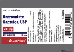 Yellow 200 - Benzonatate 200mg Liquid Filled Capsule