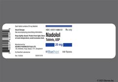 Blue Round 020 - Nadolol 20mg Tablet