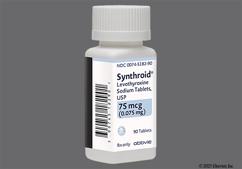 Purple Round Synthroid And 75 - Synthroid 75mcg Tablet