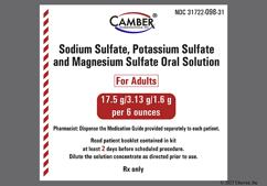 colorless - Sodium Sulfate / Potassium Sulfate / Magnesium Sulfate 17.5g-3.13g-1.6g / 177mL Oral Solution