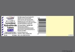 White Round 2 And L - Lurasidone Hydrochloride 40mg Tablet