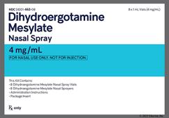 yellow - Dihydroergotamine Mesylate 4mg / mL Nasal Spray