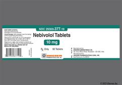 Blue Triangle 377 And U - Nebivolol 10mg Tablet