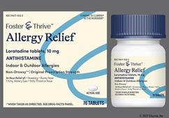 White Oval L612 - Foster & Thrive Allergy Relief Non-Drowsy 10mg Tablet