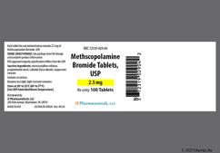 White Round S15 - Methscopolamine Bromide 2.5mg Tablet