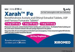 Xarah FE Coupon - Xarah FE 28 tablets of 1mg/20mcg package