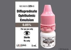 colorless - Difluprednate 0.05% Ophthalmic Emulsion
