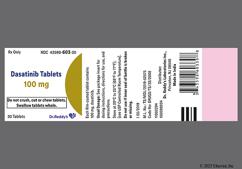 White Oval 603 - Dasatinib 100mg Tablet