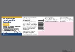 Blue-Green And Yellow Logo 10 Mg - Lenalidomide 10mg Capsule