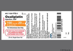 colorless - Oxaliplatin 100mg / 20mL Solution for Injection