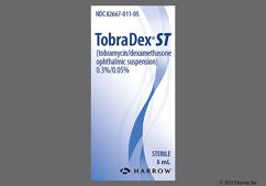 Tobradex ST Coupon - Tobradex ST 5ml of 0.3%/0.05% eye dropper