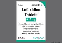 Peach Round 1 And L - Lofexidine 0.18mg Tablet