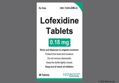 Peach Round 1 And L - Lofexidine 0.18mg Tablet