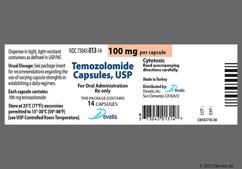 White And Pink 100 Mg - Temozolomide 100mg Capsule