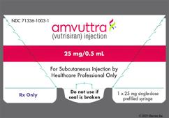 Amvuttra Coupon - Amvuttra 0.5ml prefilled syringe of 25mg/0.5ml carton