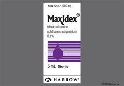 Maxidex Coupon - Maxidex 5ml of 0.1% eye dropper