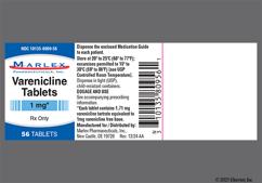 Blue Oblong 1.0 - Varenicline 1mg Tablet