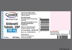 White Round I And 58 - Sildenafil Citrate 100mg Tablet