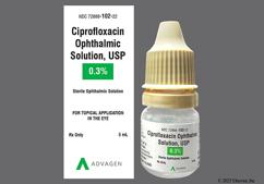yellow - Ciprofloxacin Hydrochloride 0.3% Ophthalmic Solution