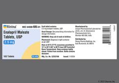 White Oval Ec - Enalapril Maleate 2.5mg Tablet