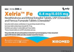 Xelria FE Coupon - Xelria FE 28 tablets of 0.4mg/0.035mg package