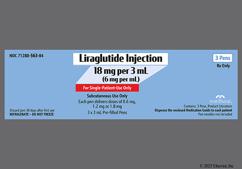 colorless - Liraglutide 18mg / 3mL Pre-Filled Pen Solution for Injection