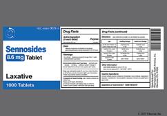 white round - Sennosides 8.6mg Tablet