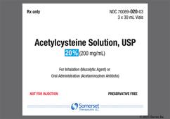 purple - Acetylcysteine 20% Solution
