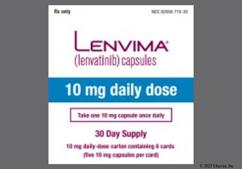 Lenvima Coupon - Lenvima 30 capsules of 10mg per day dose pack